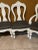 Late 20th Century Carved French Provincial Upholstered Painted Dining Chairs, Set of 6 For Sale - Image 12 of 12