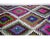 Boho Chic Vintage Turkish Colorful Kilim Rug - 5′2″ × 9′10″ For Sale - Image 3 of 7