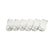 Mid-Century Modern 1960s Styles Mid-Century Modern Slanted Clear Shot Glasses For Sale - Image 3 of 4