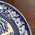 19th Century English Wild Rose Blue and White Plate For Sale - Image 9 of 12