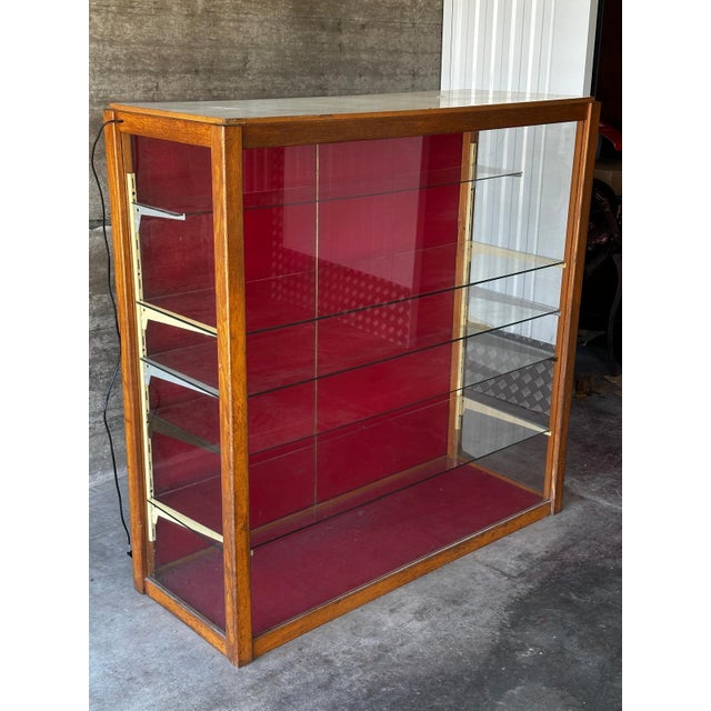 Large Vintage Shop Window, 1930s For Sale - Image 10 of 18