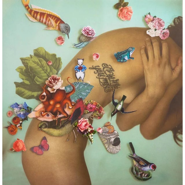 Original Framed Work Available! In the Bedroom, is an intimate perspective of the space between the subconscious...