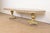 Karges Furniture Karges Style Italian Regency or Neoclassical Walnut and Parcel Gilt Double Pedestal Extension Dining Table, Circa 1940s For Sale - Image 4 of 13