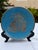 A striking vintage mid-century Asian export decorative mixed-media plate. This unique accent piece features a vibrant,...