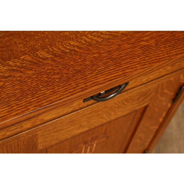 Stickley Mission Oak Harvey Ellis Inlaid Nightstand For Sale - Image 12 of 18
