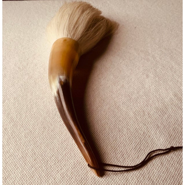 Antique Chinese Horn Calligraphy Brush For Sale - Image 9 of 15