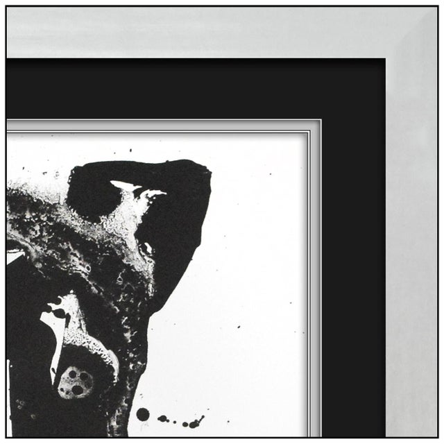 Printmaking Materials Late 20th Century Third Stone (l.86; sf.98) Abstrac Black Lithograph Sam Francis For Sale - Image 7 of 7