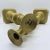Early 20th Century Vintage Brass Candlesticks -- a Pair For Sale - Image 5 of 7