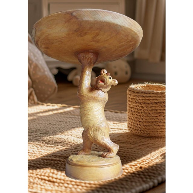 Black Forest Bear Fruit Bowl, 1950s For Sale - Image 6 of 11