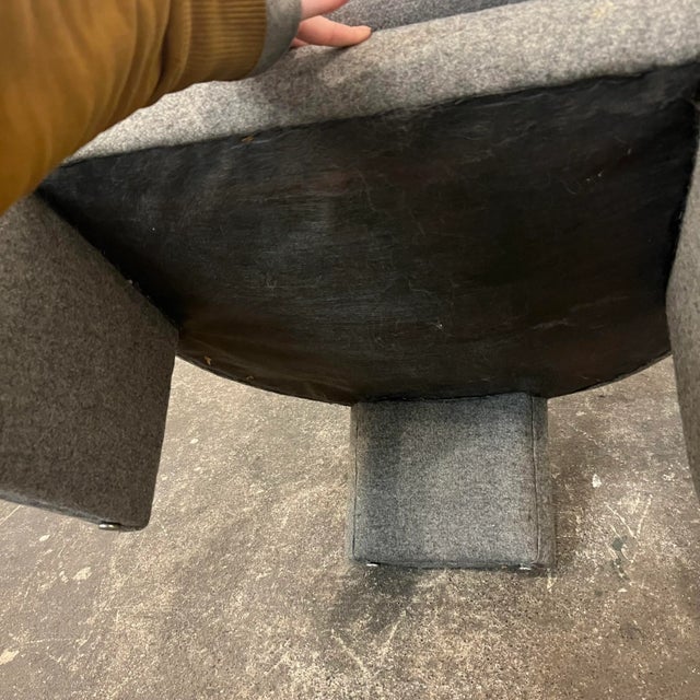 Kagan Style Three Legged Chair by Adrian Pearsall For Sale - Image 12 of 13