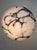 Antique Veined Alabaster Pendant Light, 1920 For Sale - Image 6 of 12