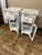 Design Plus Gallery presents a Pair of Madison Marble Top Glass Door Storage Cabinets from Elegant Furniture. Each cabinet...