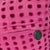 Early 21st Century Early 21st Century Raspberry Pink Cut Velvet Dot Pillow For Sale - Image 5 of 6