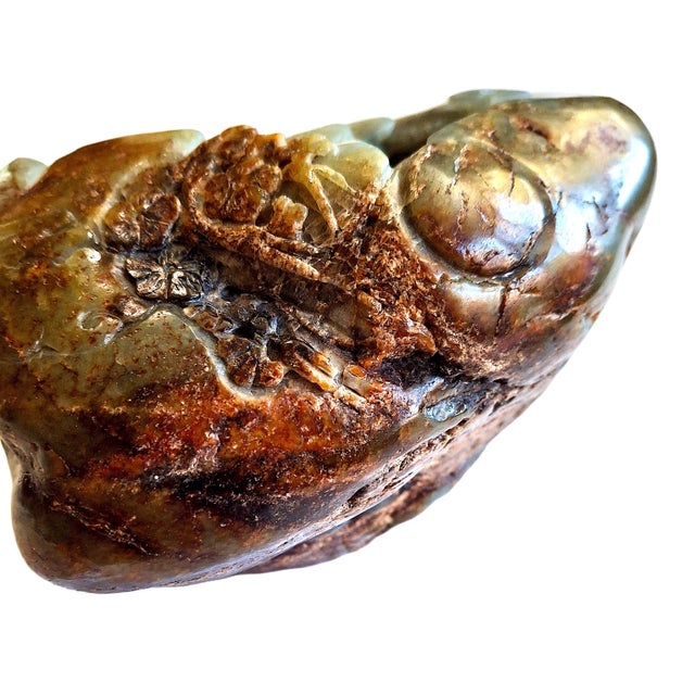 Chinese Nephrite Jade “Boulder” Carving For Sale In San Francisco - Image 6 of 15