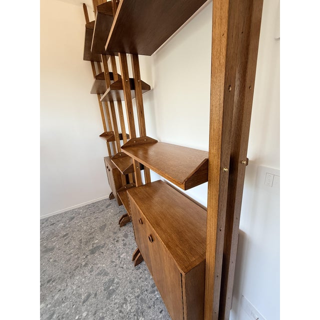 1960s Italian Teak Bookcase, 1960s For Sale - Image 5 of 9