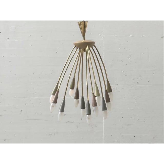 Vintage Sputnik Spider Lamp, 1950s For Sale - Image 13 of 13