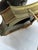 Vintage Painted Satin Glass Table Lamp With Gilded Floral Accents For Sale - Image 6 of 9