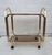 Metal Vintage Gilded Aluminium Kaymet Bar Cart Trolley, 1970s For Sale - Image 7 of 13