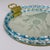 Amazing Murano tray made in Venice, Italy in the 1950s. The edge of the tray features a blue twisted glass border with...