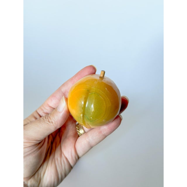 Vintage Italian Alabaster Fruits, Pears and Peaches For Sale - Image 11 of 16