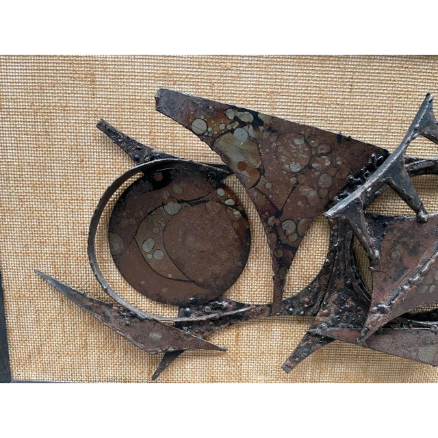 Brutalist Brutalist Wall Art, 1970s For Sale - Image 3 of 7