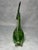 Green Murano Glass Fish Sculpture with Gold, 1960s For Sale - Image 6 of 11
