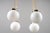 1920s Art Deco Chandelier with Opal Glass Shades, Vienna, 1920s For Sale - Image 5 of 18