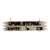 Antique Folk Art Trade Sign Advertising "Upholstering" in Raised Letters, Sawtooth Details & Rocking Chair For Sale