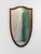 Large Antique Biedermeier Pearwood Shield Wall Mirror, Vienna, 1820s For Sale - Image 6 of 18