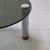 Zanotta Round Coffee Table in Smoked Glass and Steel by Marco Zanuso for Zanotta Marcuso, 1970s For Sale - Image 4 of 9