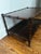 Vintage Mid-Century Faux Bamboo Walnut Coffee Table With Cane Shelf & Casters For Sale - Image 15 of 16