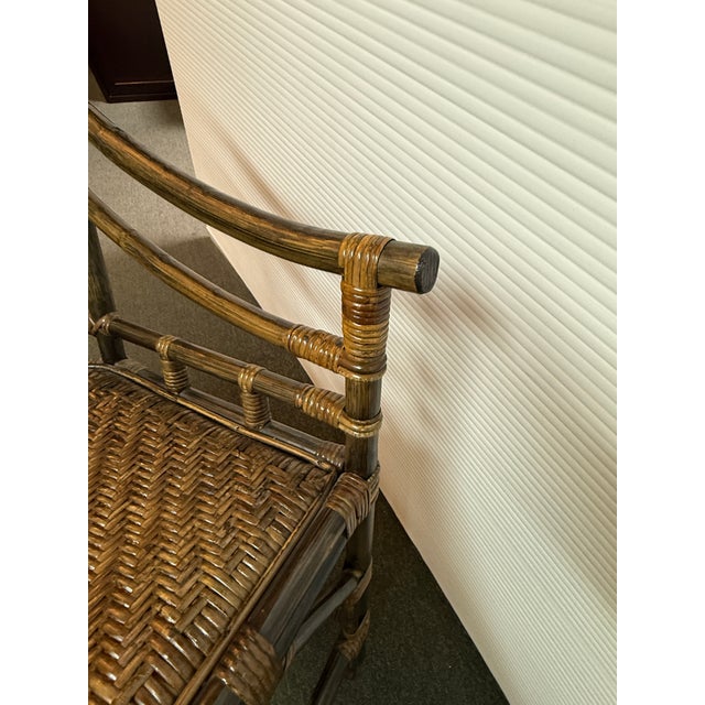 Brighton Pavilion Bamboo Dining Chairs, Vintage Set of Eight For Sale - Image 11 of 12