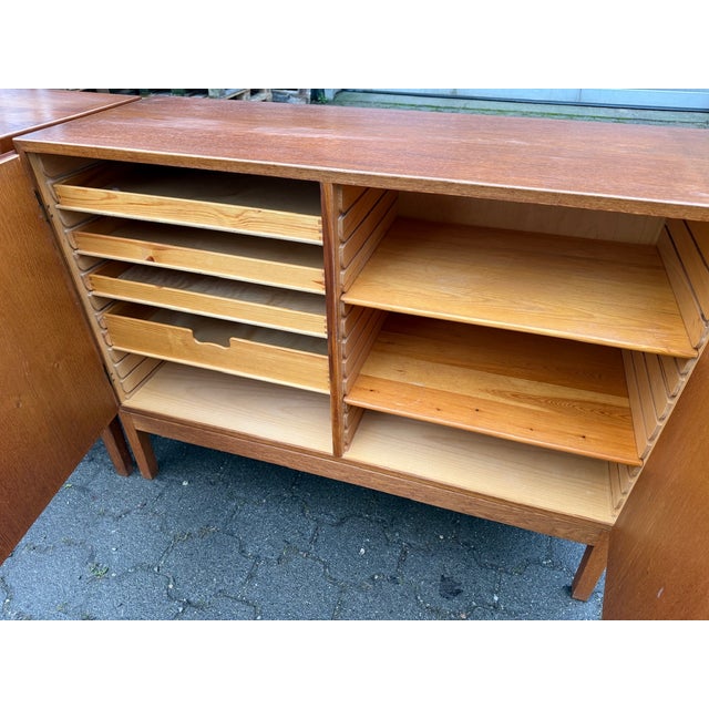 1960s Mid-Century Danish Model 232 Teak & Oak Sideboard by Børge Mogensen for C.M. Madsen, 1960s For Sale - Image 5 of 6
