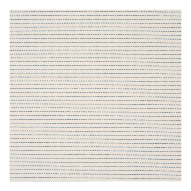 Sample - Schumacher Austen Performance Stripe Fabric In Ice For Sale
