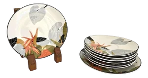 1980s Maui Oval Plates Designed by Larry Laslo for Sango
