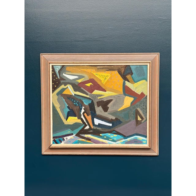 Rune Pettersson, Komposition, 1960s, Oil on Panel For Sale - Image 6 of 18