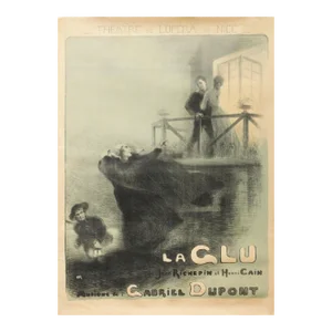 1910 French Opera Poster - "La Glu", Théâtre De L'Opéra De Nice