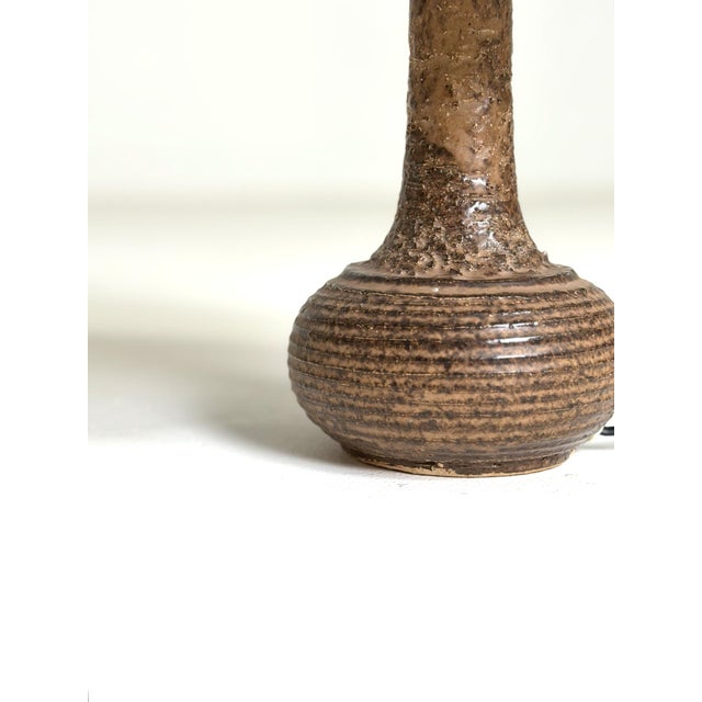 Small Danish Ceramic Table Lamp, 1960s For Sale - Image 4 of 5
