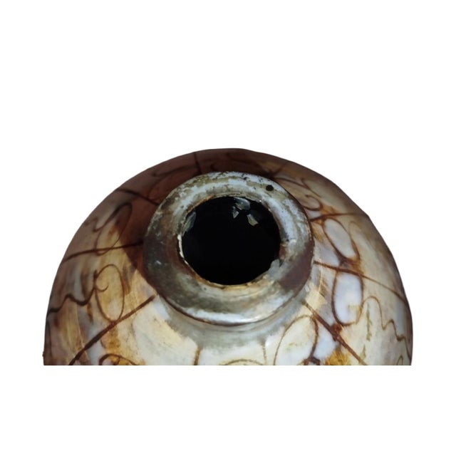 1950s 1950s French Atelier Cérenne Ceramic Lamp Base With Sgraffito Nude, Vallauris, C. 1950 For Sale - Image 5 of 13