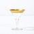 1940s Set of Four 22 Karat Gold Gilt Rimmed Martini Glasses by Dorothy Thorpe For Sale - Image 5 of 12