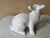 White Vintage Hand Painted Terra Cotta Rabbit For Sale - Image 8 of 12