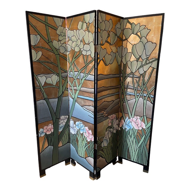 1980s Art Deco Style Room Divider For Sale