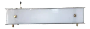 Acrylic Glass &amp; Metal Lamp from Arlus, 1960s