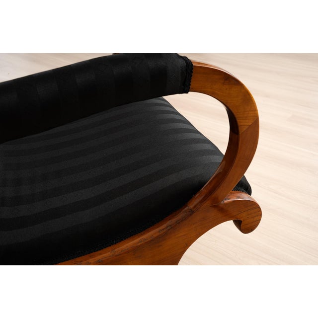 Antique German Biedermeier Cherrywood Chair, 1830s For Sale - Image 12 of 18