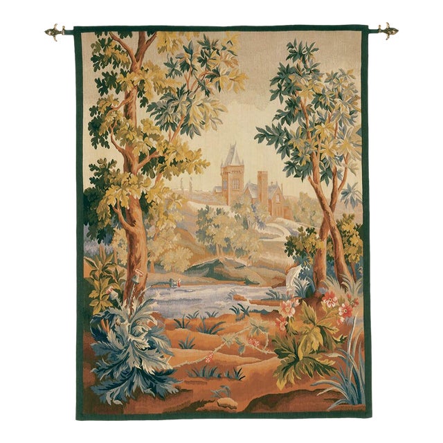 Le Chatelet Handwoven Tapestry - 125 X 95 Cm (4'1" X 3'1") - Requires Rod Size 2 For Sale