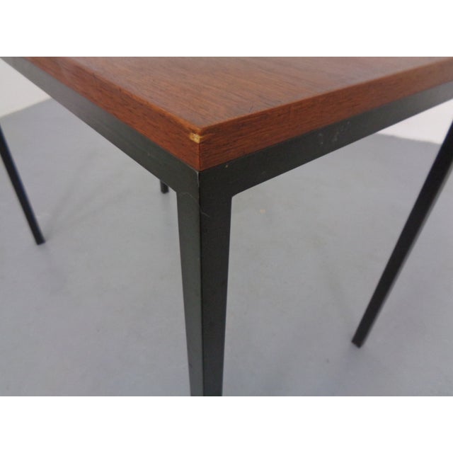 Vintage Teak and Steel Desk, Denmark, 1960s For Sale - Image 18 of 18