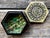 White Korean Najeonchilgi Hexagonal Mother-of-Pearl Floral Lacquer Box For Sale - Image 8 of 15