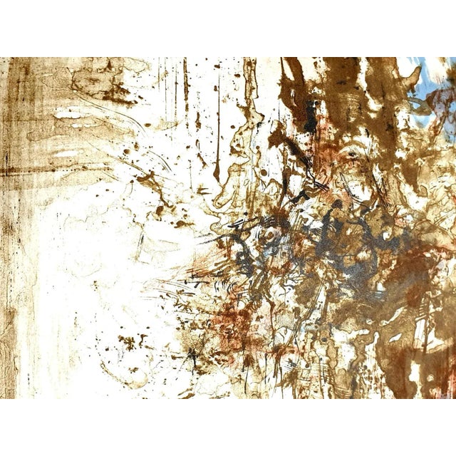 Early 21st Century Zao Wou-ki - Original Lithograph - Abstract Composition 1962 For Sale - Image 5 of 9