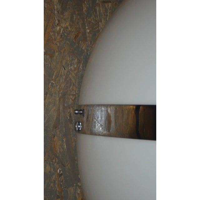 Silver Italian Floor Lamp in Chromed Steel, 1970s For Sale - Image 8 of 11