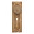 Antique Corbin Bronze Dummy Door Knob Set For Sale